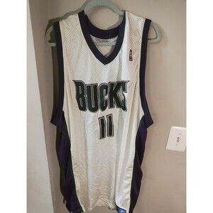 NBA Milwaukee Bucks Reebok Jersey T J FORD SZ 56